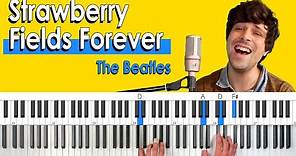 Strawberry Fields Forever PIANO CHORD TUTORIAL