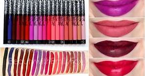 Kat Von D Everlasting Liquid Lipstick Review + Lip Swatches