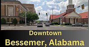 Downtown Bessemer, AL | Dash Cam Driving Tour Alabama 4K