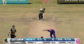 Sherfane Rutherford Smashes THREE Sixes in a Row! | CPL 2023