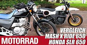 Mash X-Ride 650 vs. Honda SLR 650 - Stillvoll auf Zeitreise