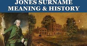 Jones Surname History