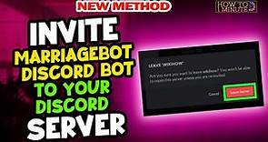 Invite MarriageBot Discord Bot to Your Discord Server 2024