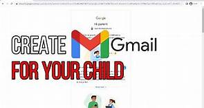 How to Create a Gmail Account For Your Child | Create Gmail Account for Kids