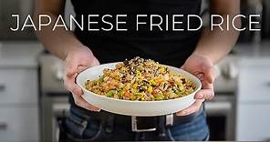 INCREDIBLE Japanese Fried Rice Recipe | Yakimeshi (ビーガンチャーハンレシピ)