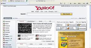 How To Make Yahoo Your Homepage