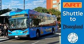 ART Shuttle to Disneyland / Full Ride & Ticket Explanation / Anaheim Regional Transportation