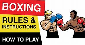 🥊 Rules of Boxing 🥊 : Boxing Rules For Beginners : Boxing