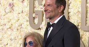 #BradleyCooper and his mother, Gloria Campano, pulling at our heart strings. 🥹💞 #GoldenGlobes2024 #GoldenGlobes #RedCarpet #CelebParents #Family