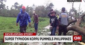 Super Typhoon Koppu makes landfall