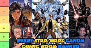 RANKING EVERY Star Wars Canon Comic Book | Star Wars Comics Tier List