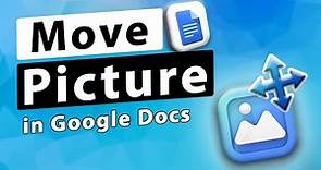How to move picture anywhere in google docs