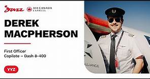 Derek MacPherson, First Officer/Copilote Dash 8-400 - YYZ