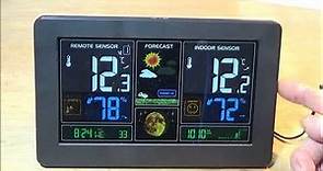 The Smart Digital Wireless Color LCD Barometric Weather Station
