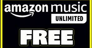 HOW TO GET AMAZON MUSIC UNLIMITED SUBSCRIPTION FREE