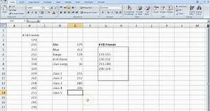 Basic statistics tutorial 7 Frequency tables from raw data