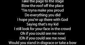 The Script If you could see me now lyrics