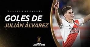 GOLES DE JULIÁN ÁLVAREZ | RIVER PLATE 8 X 1 ALIANZA LIMA | CONMEBOL LIBERTADORES