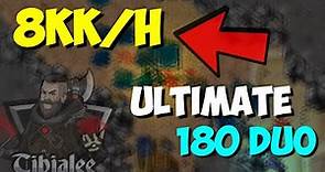 TIBIA 8KK/H ULTIMATE! BEST EXP LEVEL 180-250+ DUO KNIGHT & DRUID! BURSTER SPECTRE #TibiaLee
