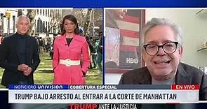 Luis A. Miranda Jr. analiza arresto de Donald Trump, Univision