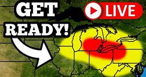 The Tornado Outbreak In Michigan, As It Occurred Live - 8/24/23