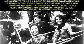 John & Nellie Connally's Testimony to the House Select Committee on Assassinations (1978)