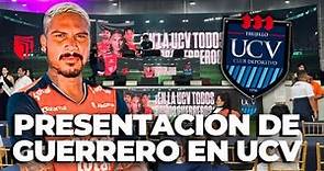 Paolo Guerrero: Así fue la presentación del popular 'Depredador' en la UCV