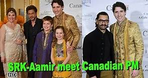 Shah Rukh, Aamir meet Canadian PM Justin Trudeau