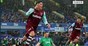 EDSON ÁLVAREZ se estrena con GOLAZO en VICTORIA del WEST HAM SOBRE EL EVERTON