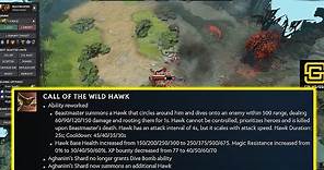 "THIS IS VERY COOL!" -Waga tests Beastmaster wild hawk ability reworked Dota 2 7.34