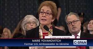 Marie Yovanovitch Complete Opening Statement