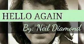 Hello Again 1980 - Neil Diamond with Lyrics (CjpAg05)