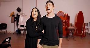 In Rehearsal with Casey Cott and Courtney Reed