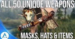 All 50 Unique Secret Weapons, Hats, Masks, Items and How to Get Them - Red Dead Redemption 2