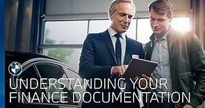 Understanding Your Finance Documentation | BMW Financial Services UK