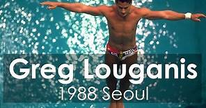Greg Louganis Hits Head, Wins Diving Gold for U.S. at 1988 Olympic Games