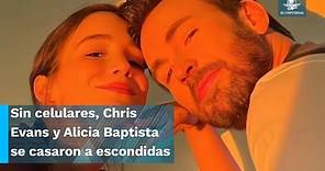 ¿Se casaron en secreto? Chris Evans y Alicia Baptista dicen adiós a la soltería