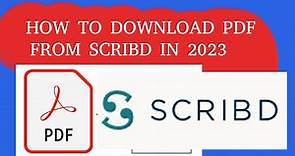 How to download any document from scribd.com for free
