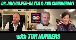 DR JAN HALPER-HAYES & ROB CUNNINGHAM with TOM NUMBERS