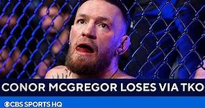 Conor McGregor Suffers Leg Injury, Loses via TKO to Dustin Poirier | CBS Sports HQ