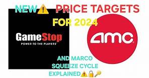 NEW Price Targets For AMC & GME Stock For 2024 & The Macro Squeeze Cycle Explained!