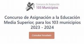 AVISO IMPORTANTE PUBLICACIÓN DE RESULTADOS EXAMEN 103 MUNICIPIOS 2023