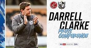 Press Conference | Darrell Clarke looks ahead to this weekend's fixture against Fleetwood Town