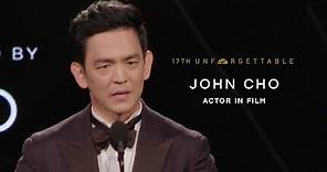 John Cho Wins the Actor in Film Award (LIVE from the 17th Unforgettable Gala 2018)