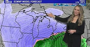 Snowfall totals in the double digits? Multiple waves of winter weather headed for West Michigan
