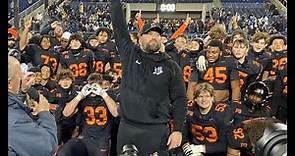 Massillon Coach Nate Moore Reacts After Winning State Title