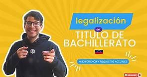 Legalización del título de bachillerato + notas en Venezuela 🇻🇪 (Mi experiencia)
