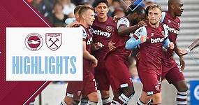 Extended Highlights: Brighton & Hove Albion 1-3 West Ham United | West Ham United F.C.