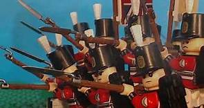 LEGO Napoleonic Wars Stop-Motion - Infantry Square vs Cuirassiers (Forlorn Hope: Redcoat)