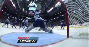 Joffrey Lupul scores and shatters goal cam 10/19/11